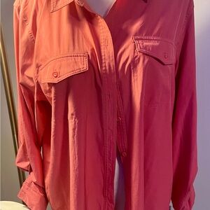 Eddie Bauer Classic Fit Red Shirt